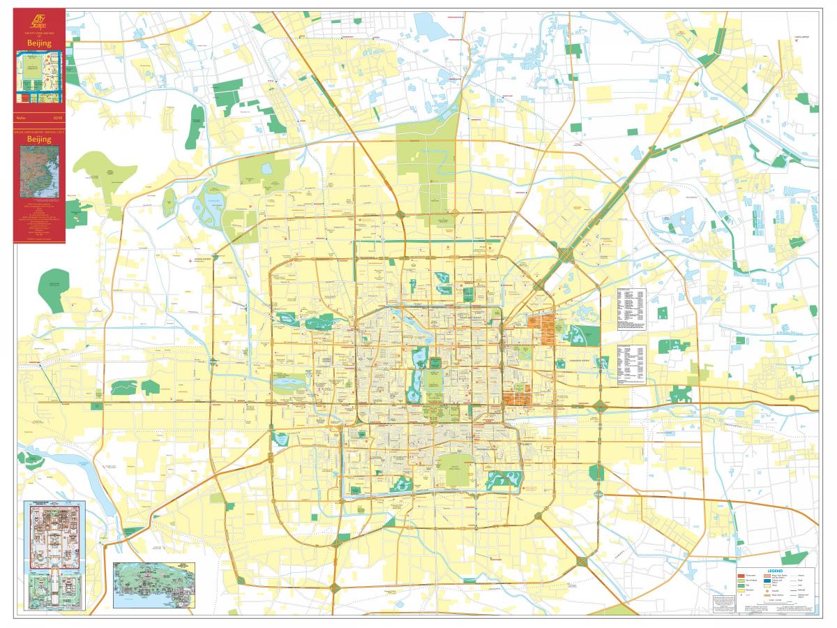 北京(Peking)城市地图